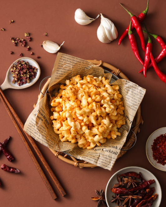 Spicy & Sichuan Pepper Flavored Rice Popcorn