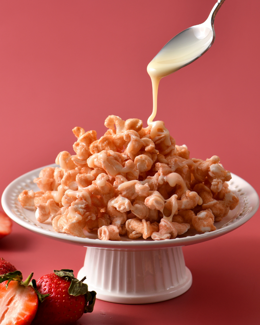 Strawberry Flavored Rice Popcorn