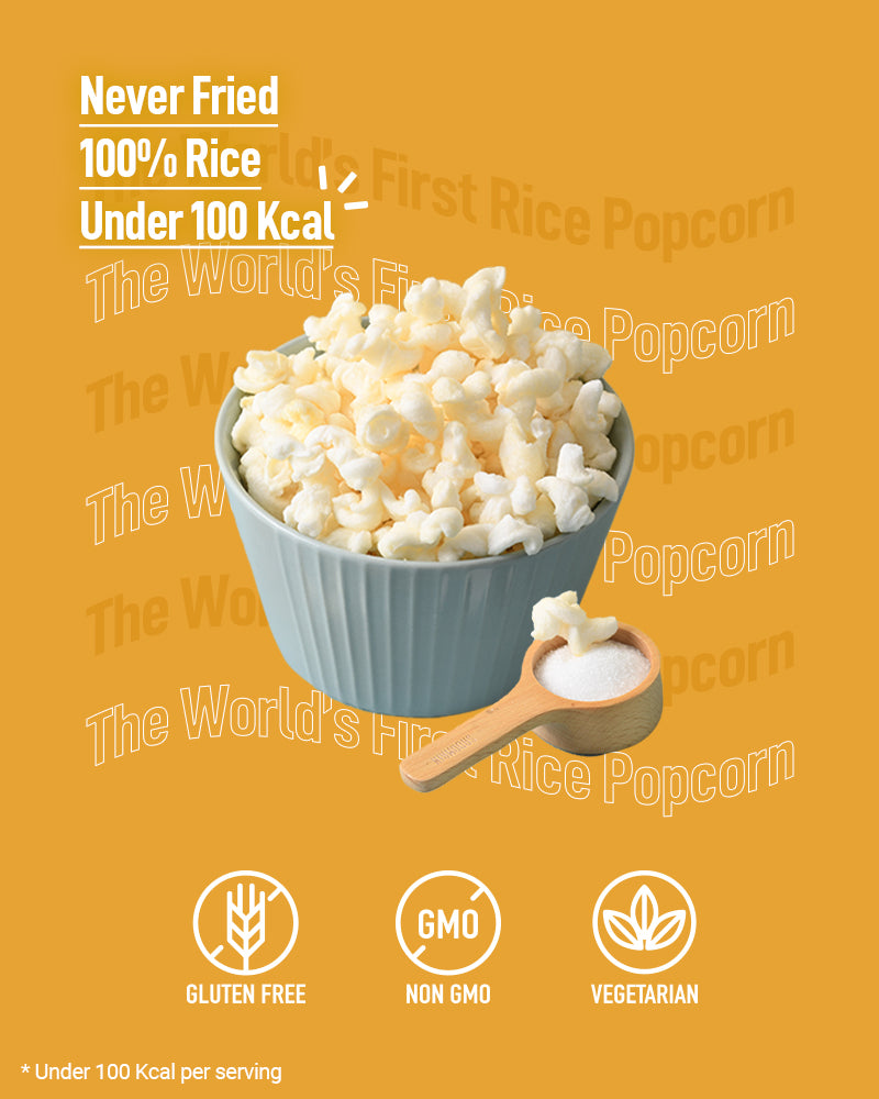 Salted Caramel Flavored Rice Popcorn – Captain Danny